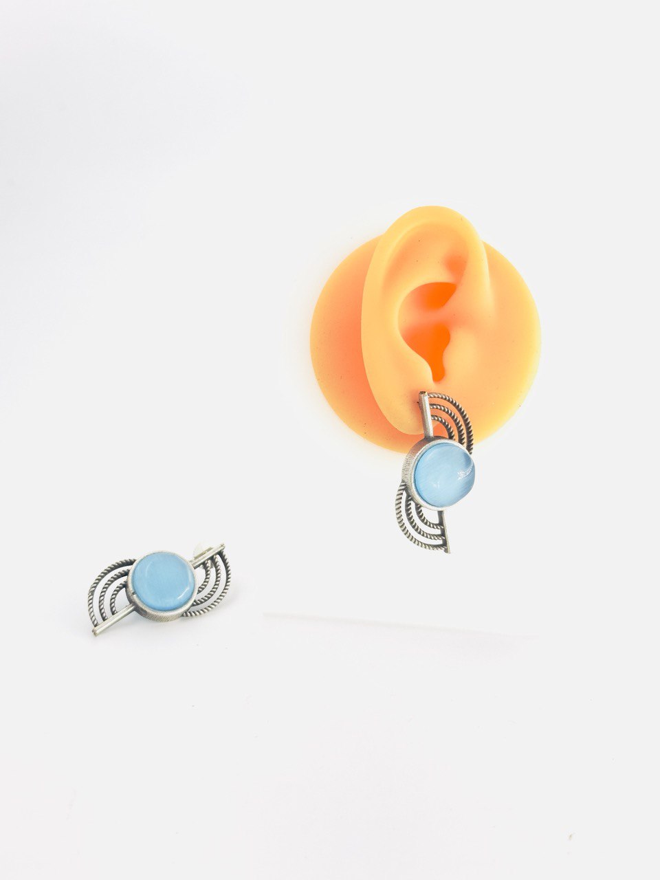 Blue antique studs
