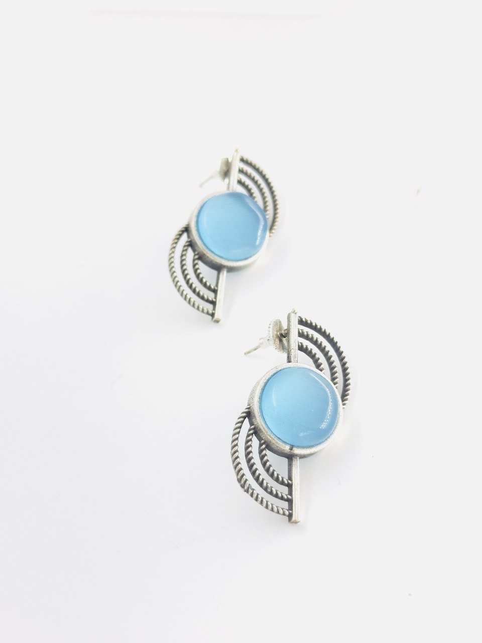 Blue antique studs