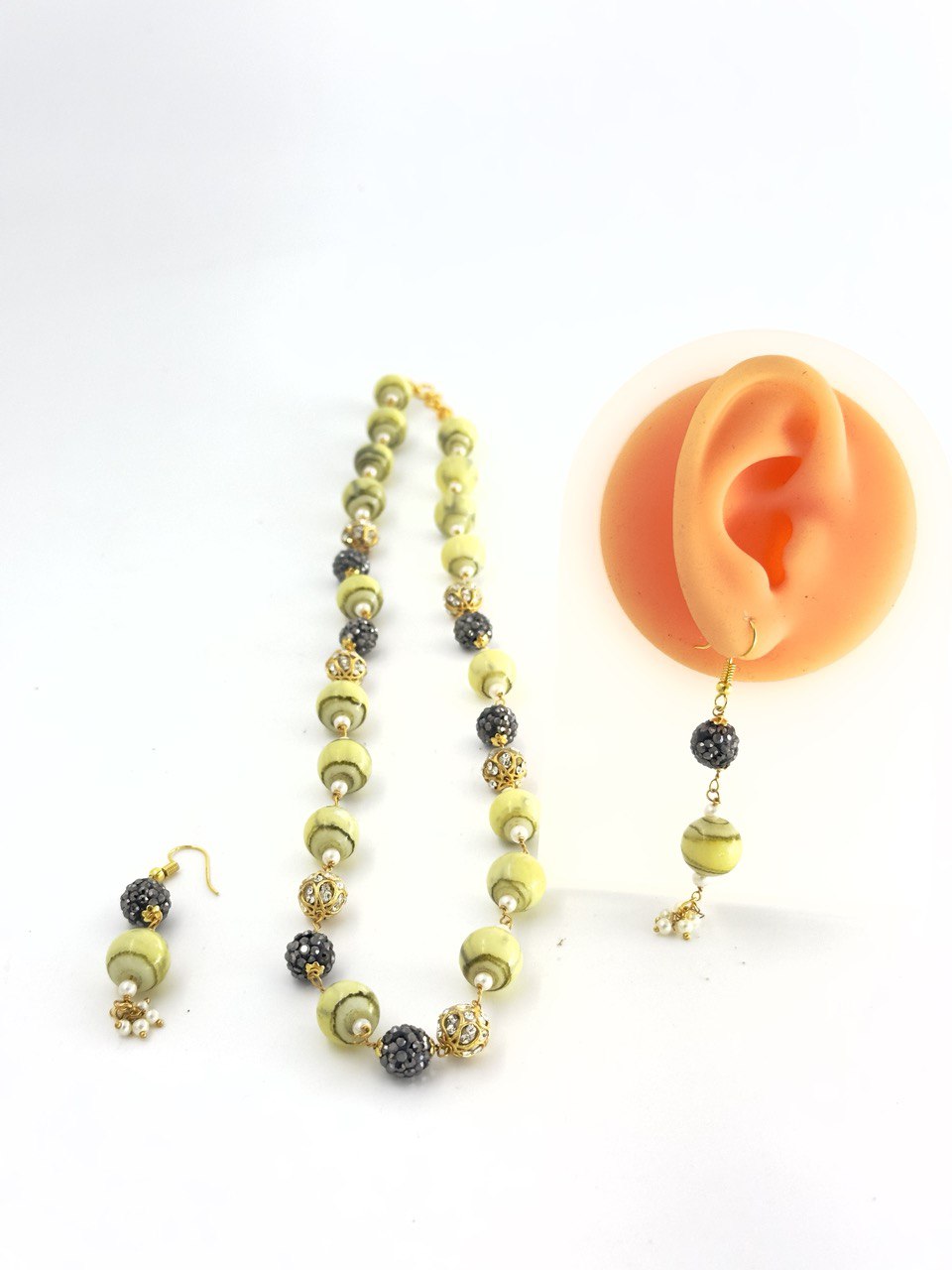 Olive Jaipur Maala set
