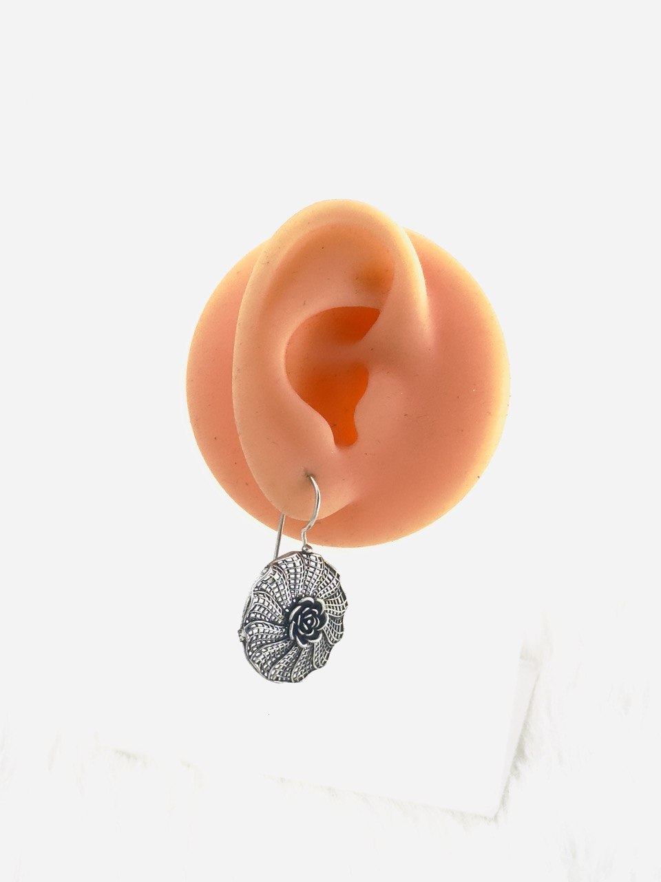 oxidised german Silver dangler