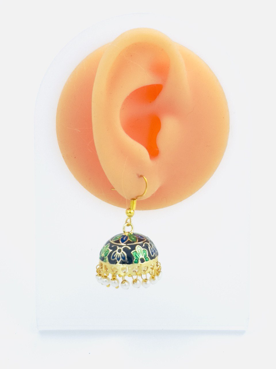 Multicolour Meenakari Jhumkis