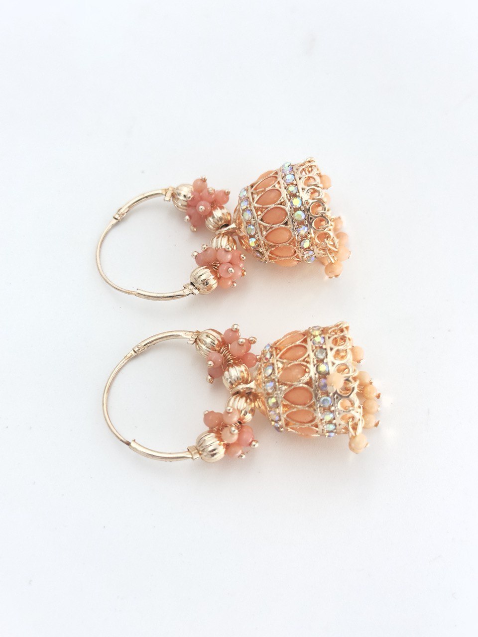 Peach ayaan Jhumkis