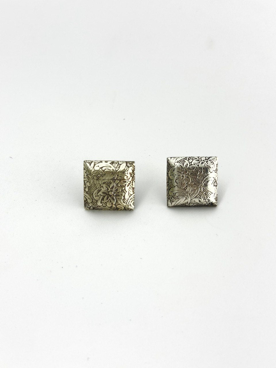 Silver Plated antique studs