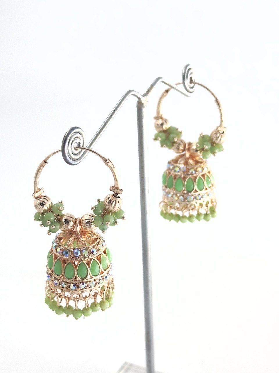Green ayaan Jhumkis