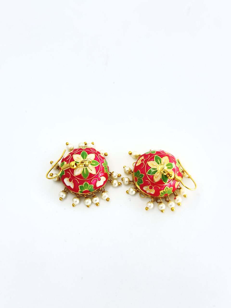 Multicolour Meenakari Jhumkis