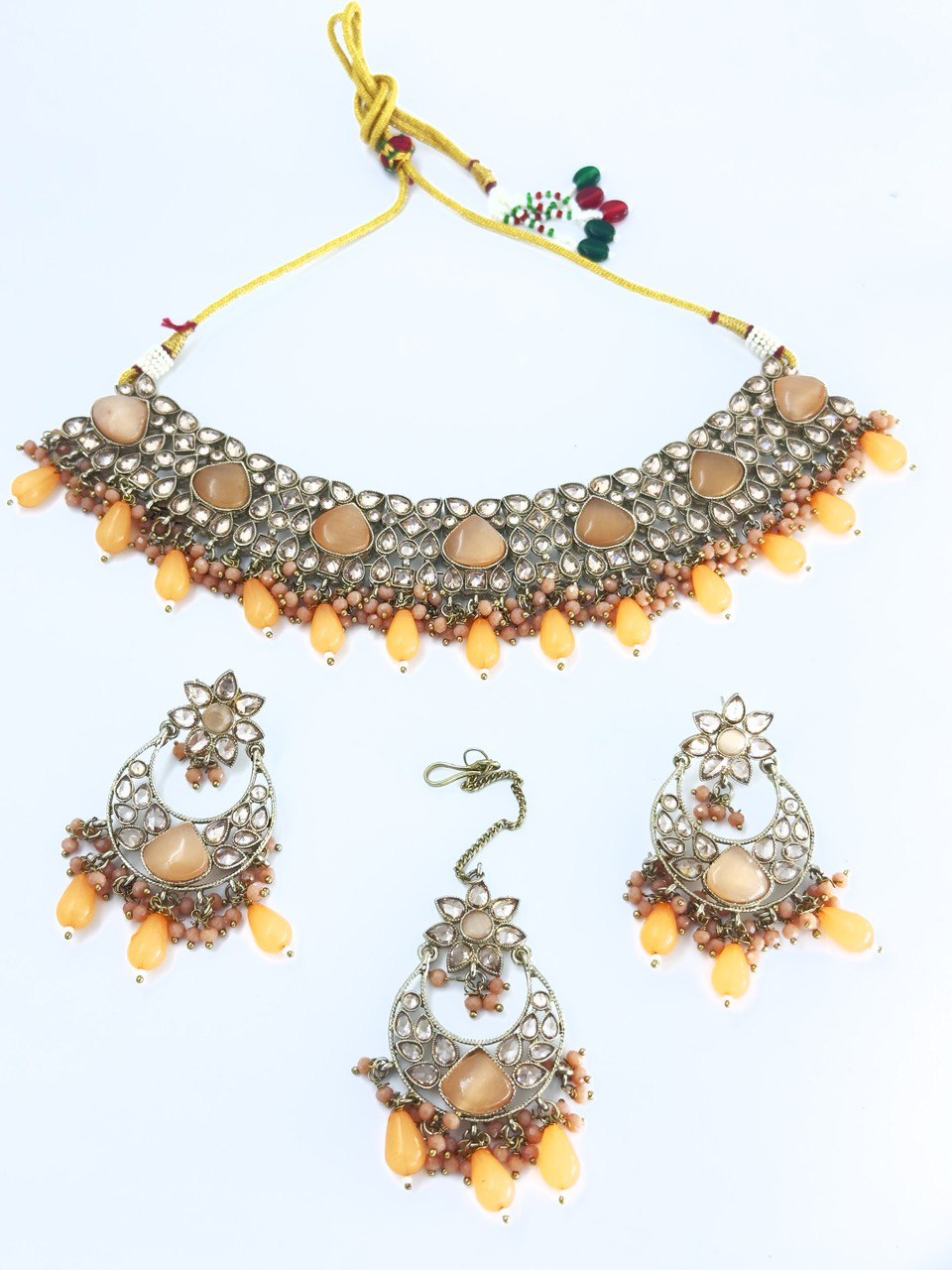 Orange LCT AD Necklace set