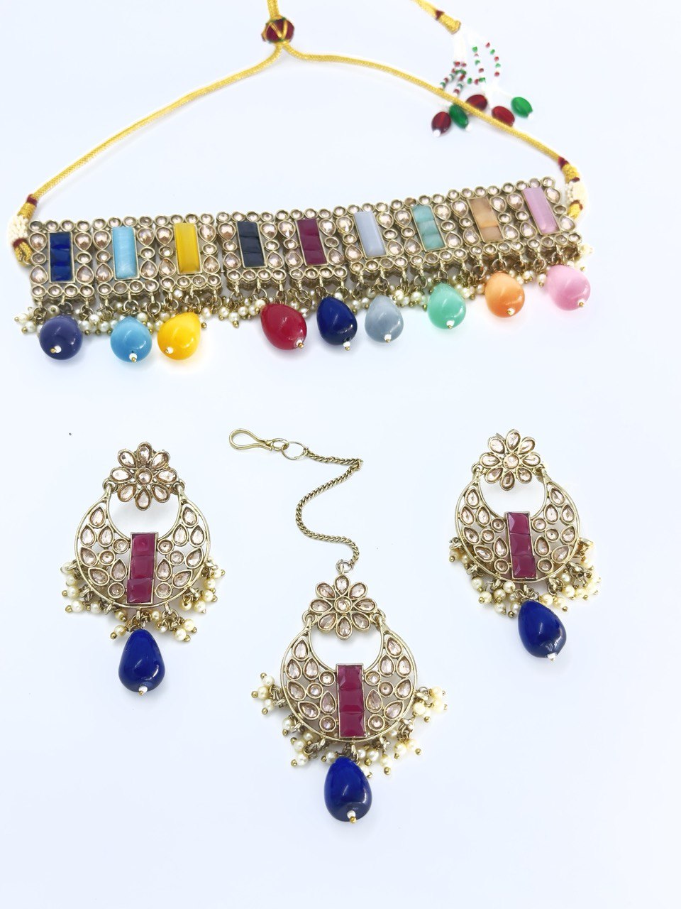 Multicolour LCT AD Necklace set
