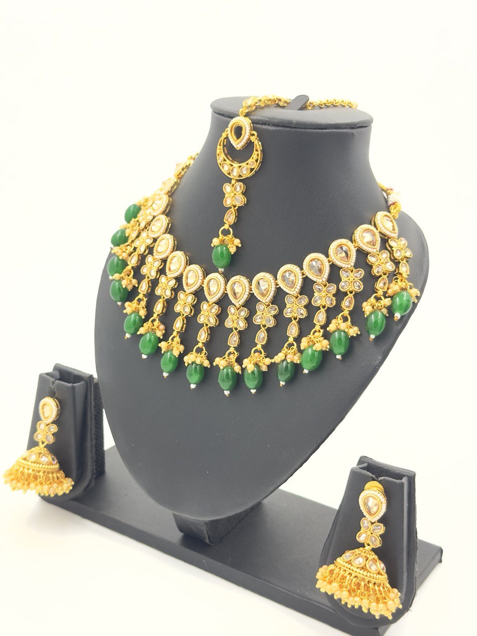 Emerald LCT AD Necklace set