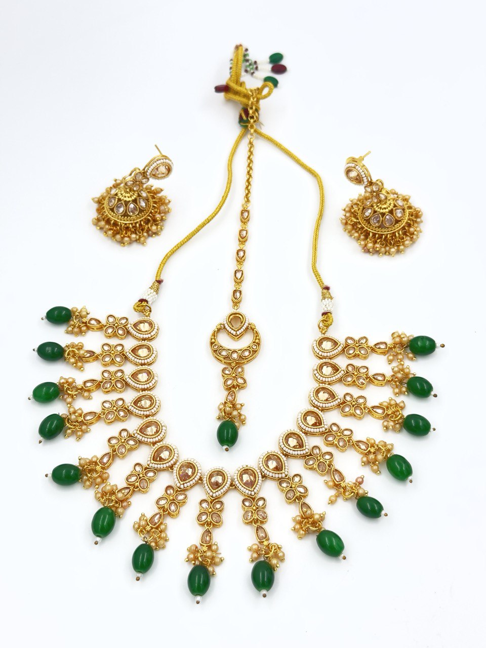 Emerald LCT AD Necklace set