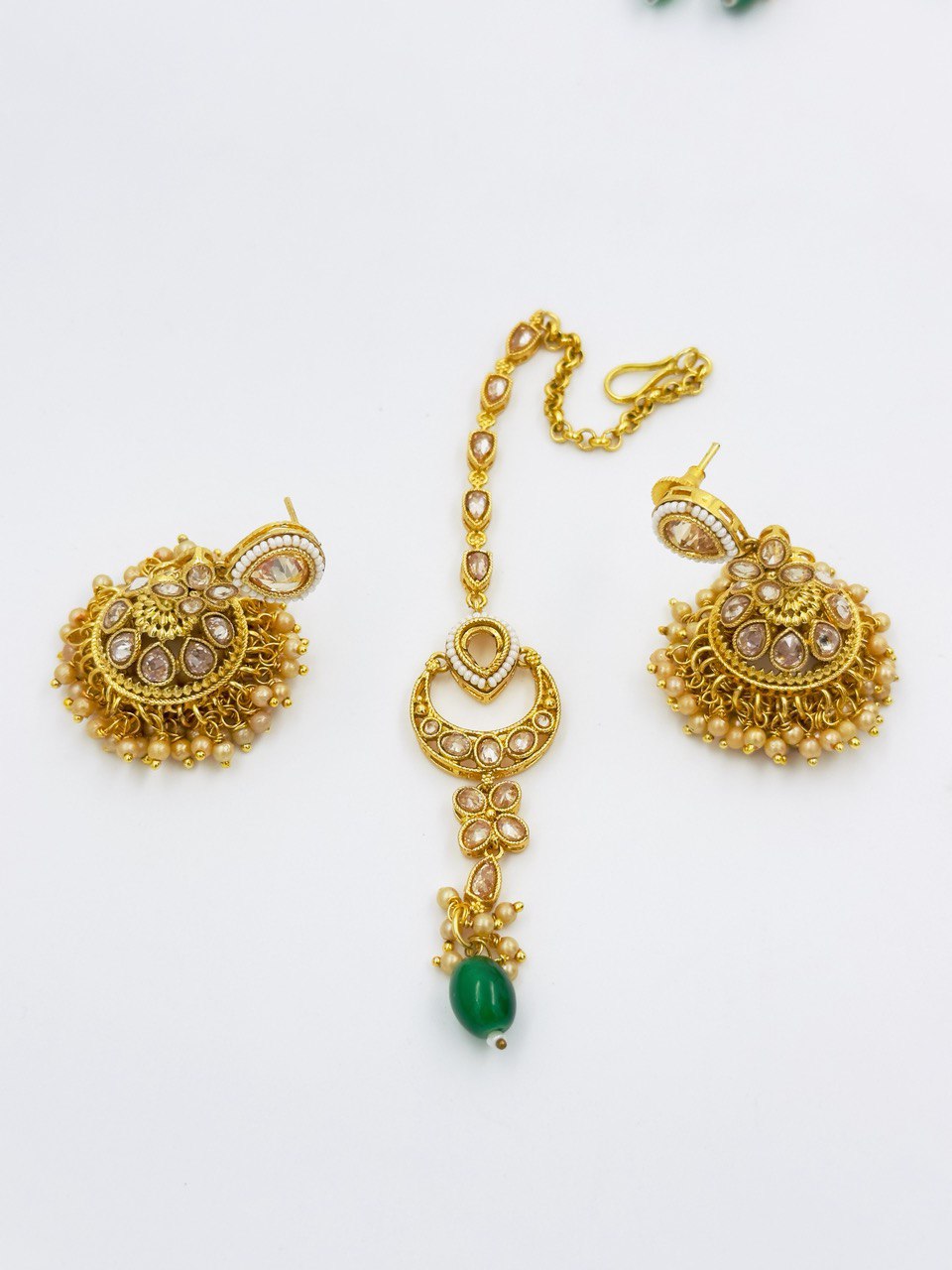 Emerald LCT AD Necklace set