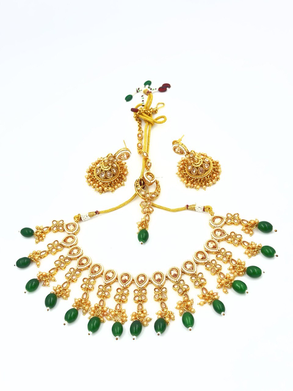 Emerald LCT AD Necklace set