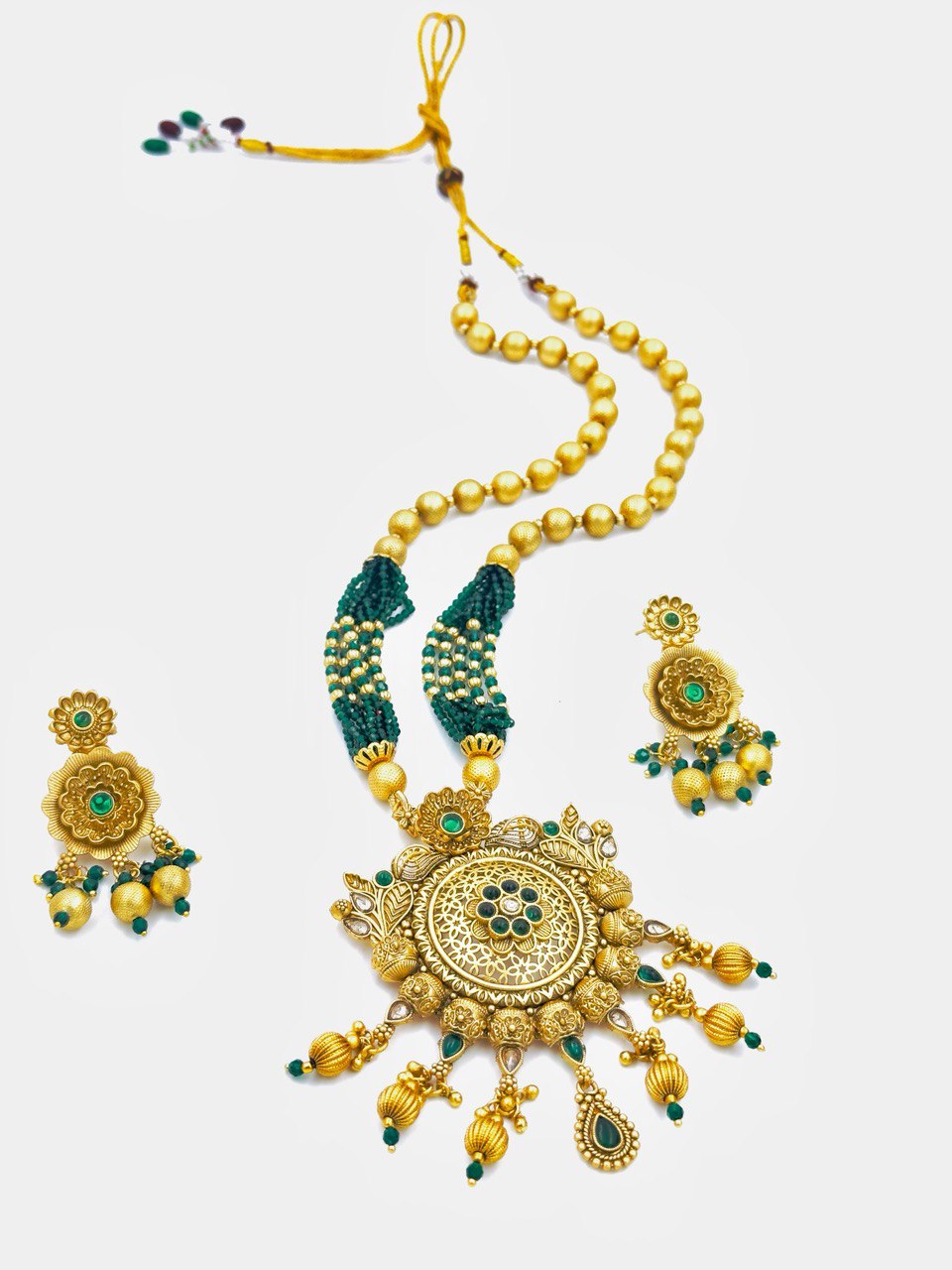 Golden Beads jewelry set