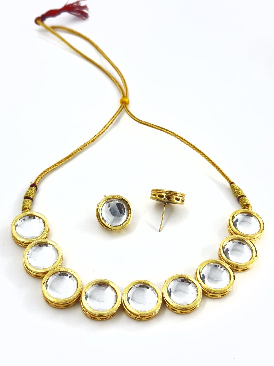 Dual 2 in 1 Kundan Necklace set