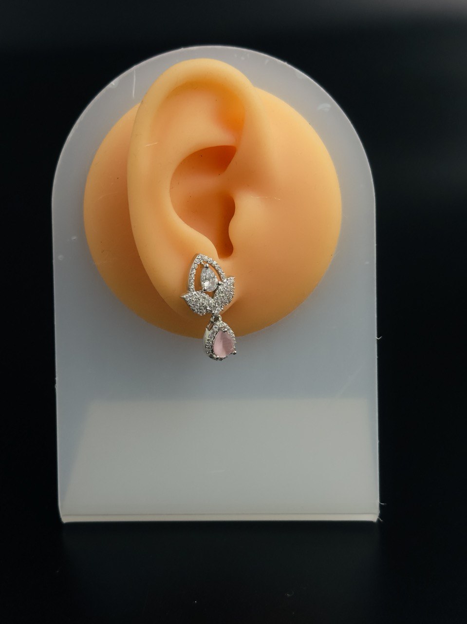 Pink American Diamond studs