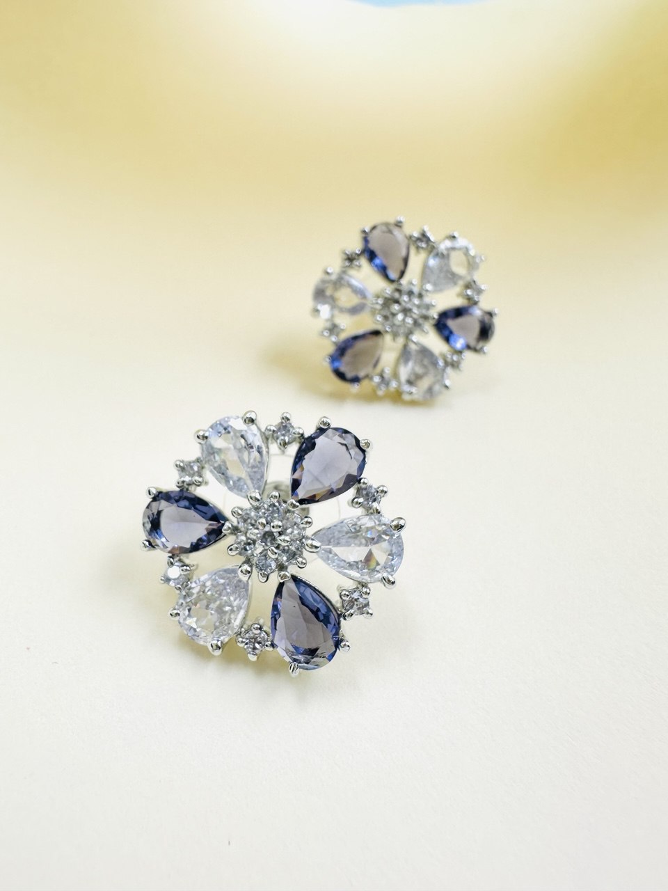 Purple American Diamond studs