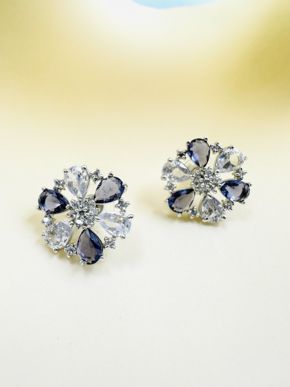 Purple American Diamond studs