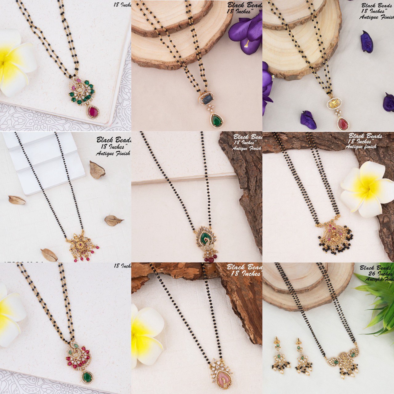 MANGALSUTRA black beads