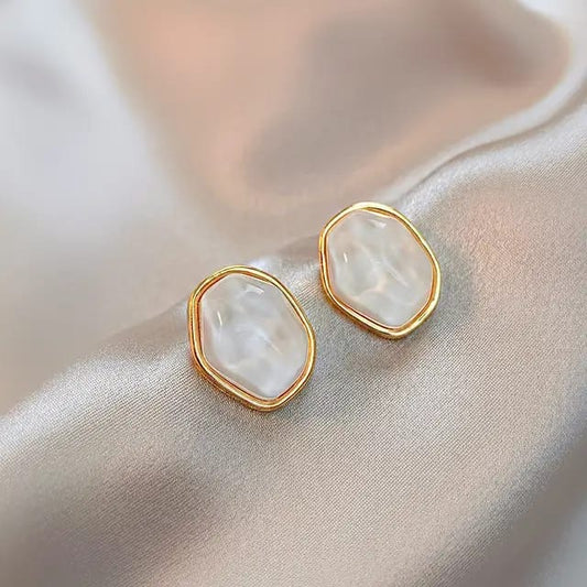 Water ripple effect  stud earrings