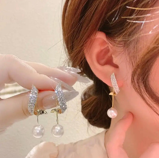 pearl drop  dangle earrings