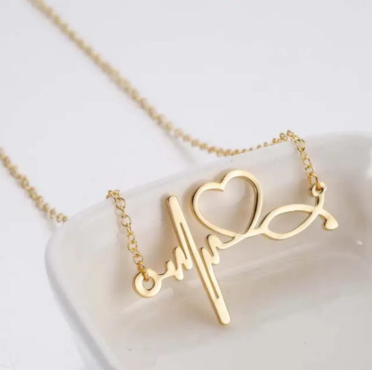 golden anti tarnish necklace