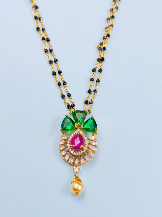 Green  Mangalsutra