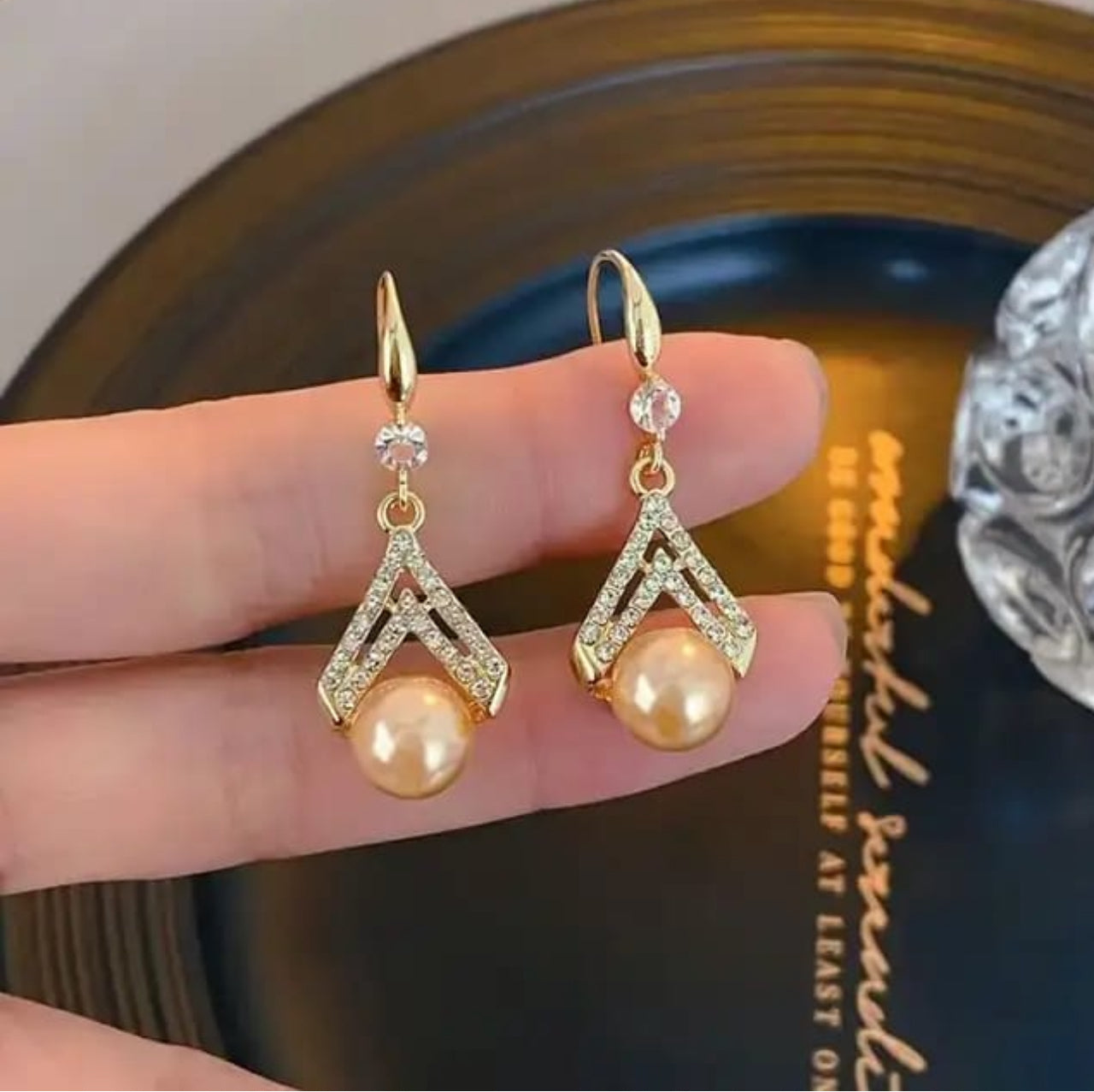 Korean   pearl dangler