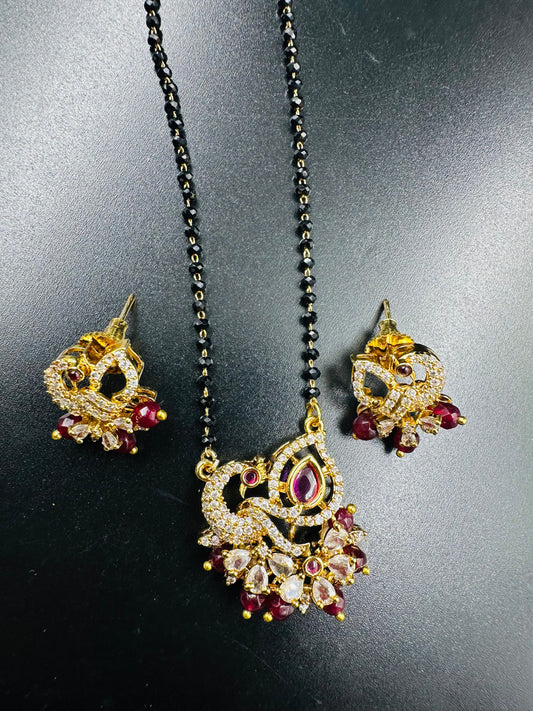 Apurva ruby  Mangalsutra set