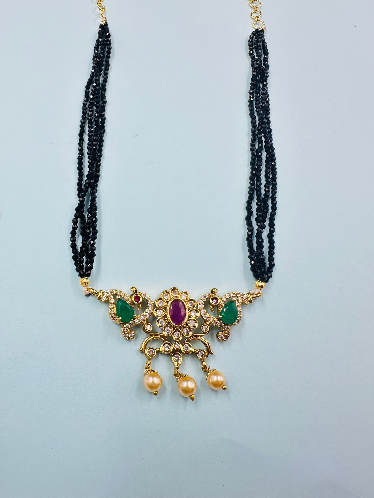 Multicolour   Mangalsutra choker set