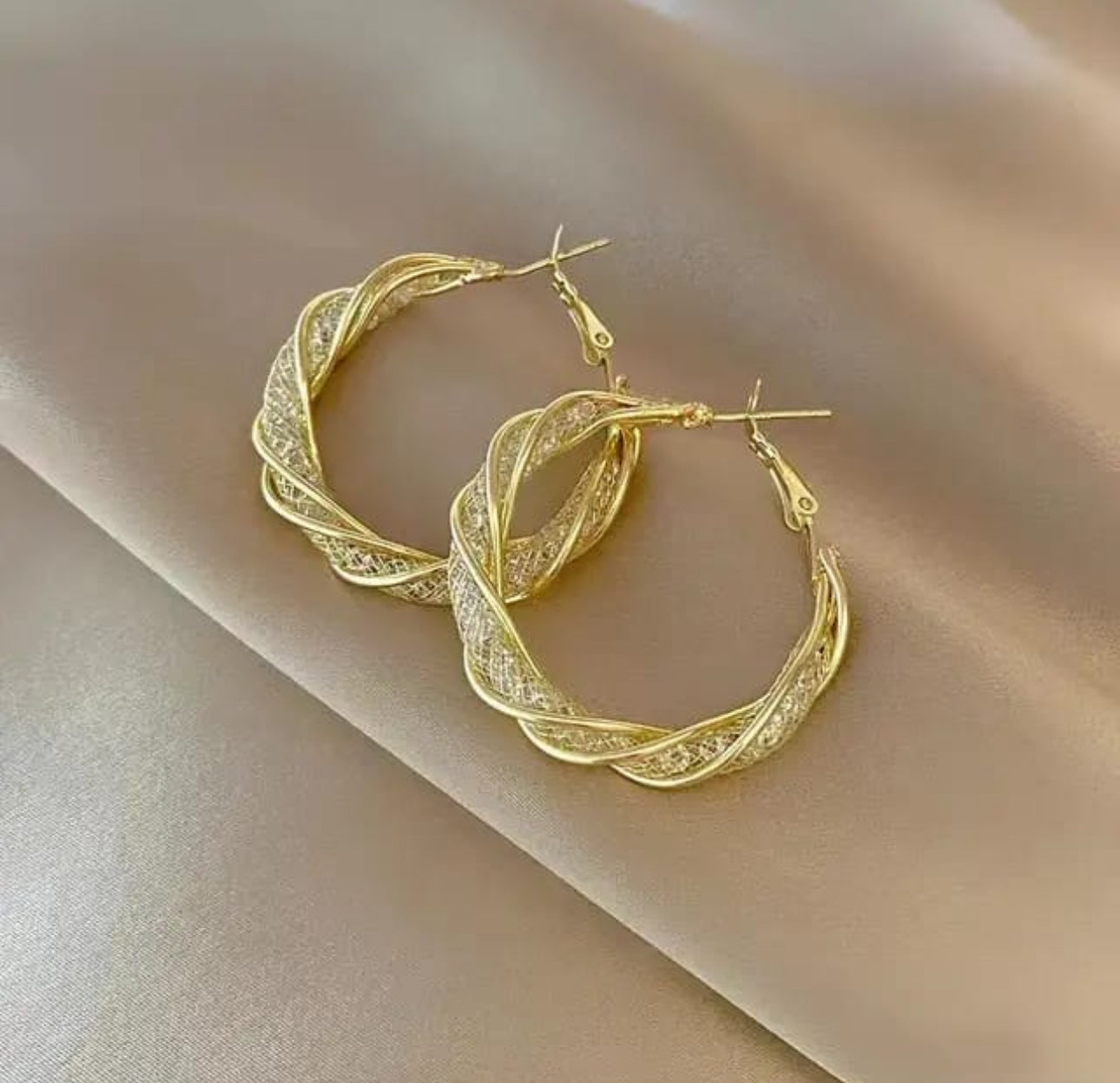 Golden Korean hoops