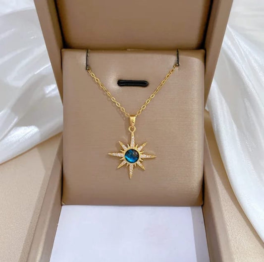 Blue anti tarnish  chain