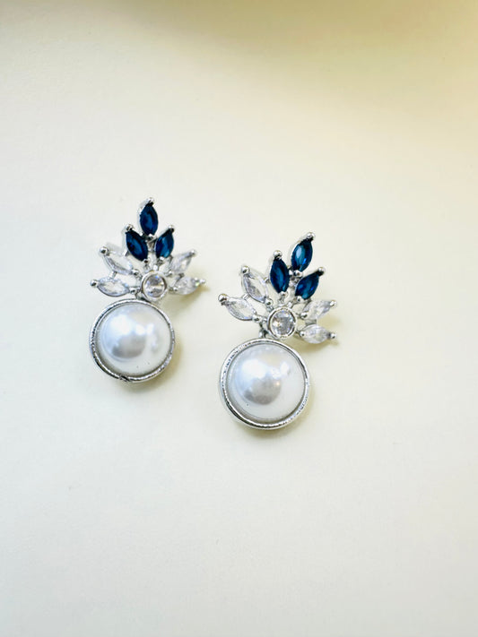 Blue American Diamond studs