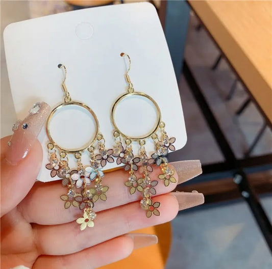 Trendy   korean flower dangler