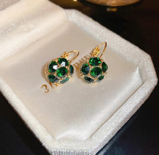 Green crystal ball  dangler