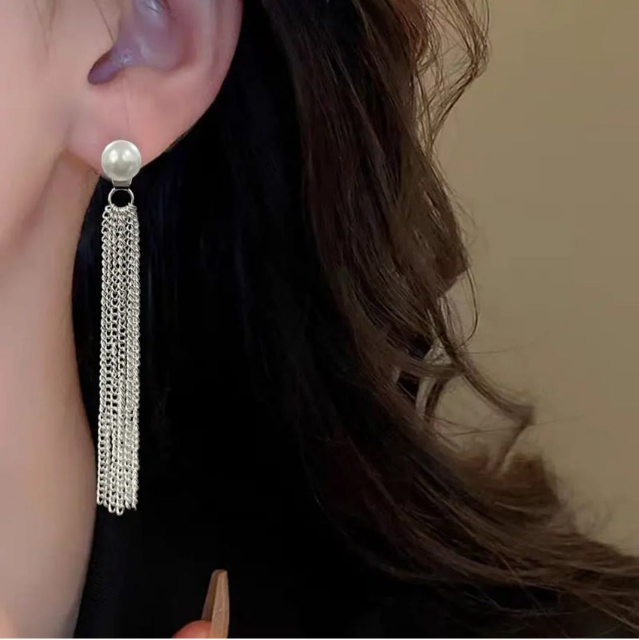 Amazing Silver trendy chain dangler