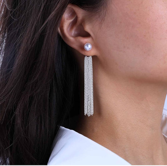 Amazing Silver trendy chain dangler