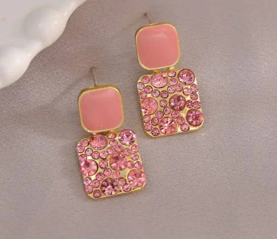 Trendy Korean dangler combo set of 2 earrings