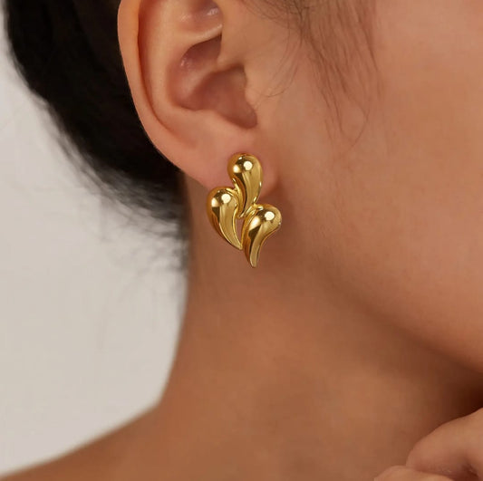 water drop anti tarnish earrings