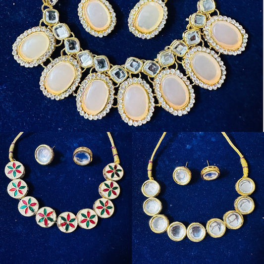 Ayana Gold plated  jewlery combo set