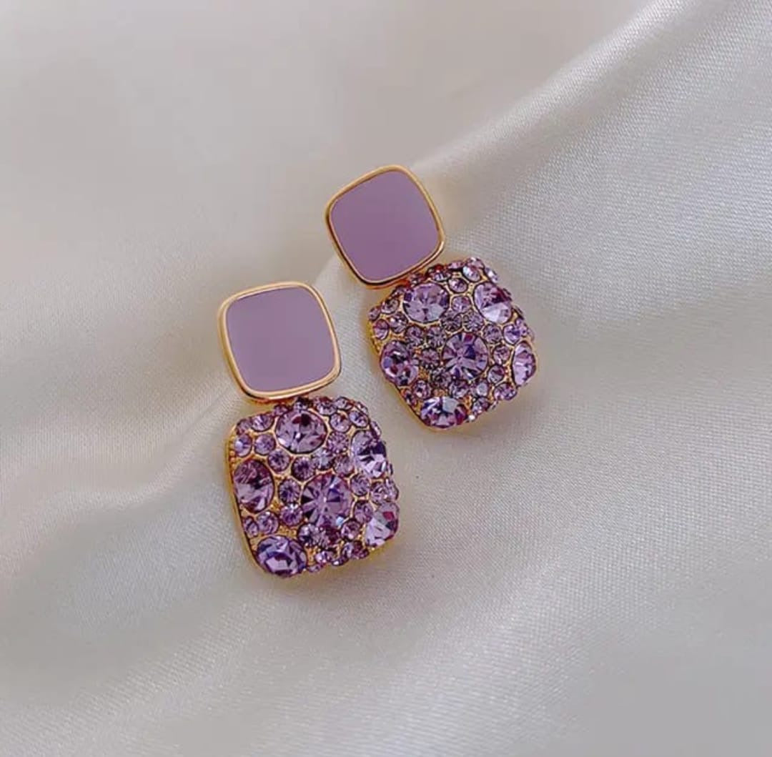 Trendy Purple Korean dangler