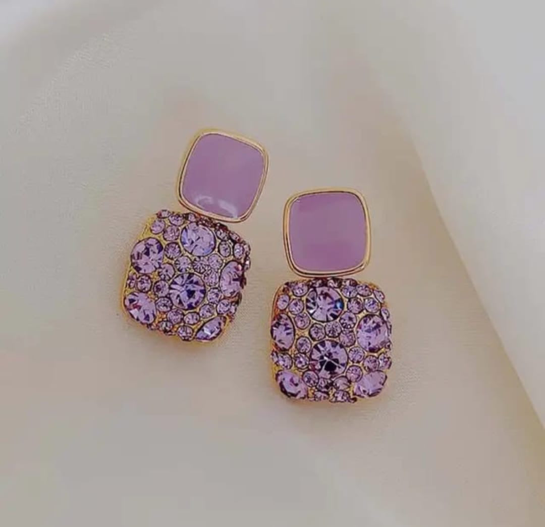Trendy Purple Korean dangler