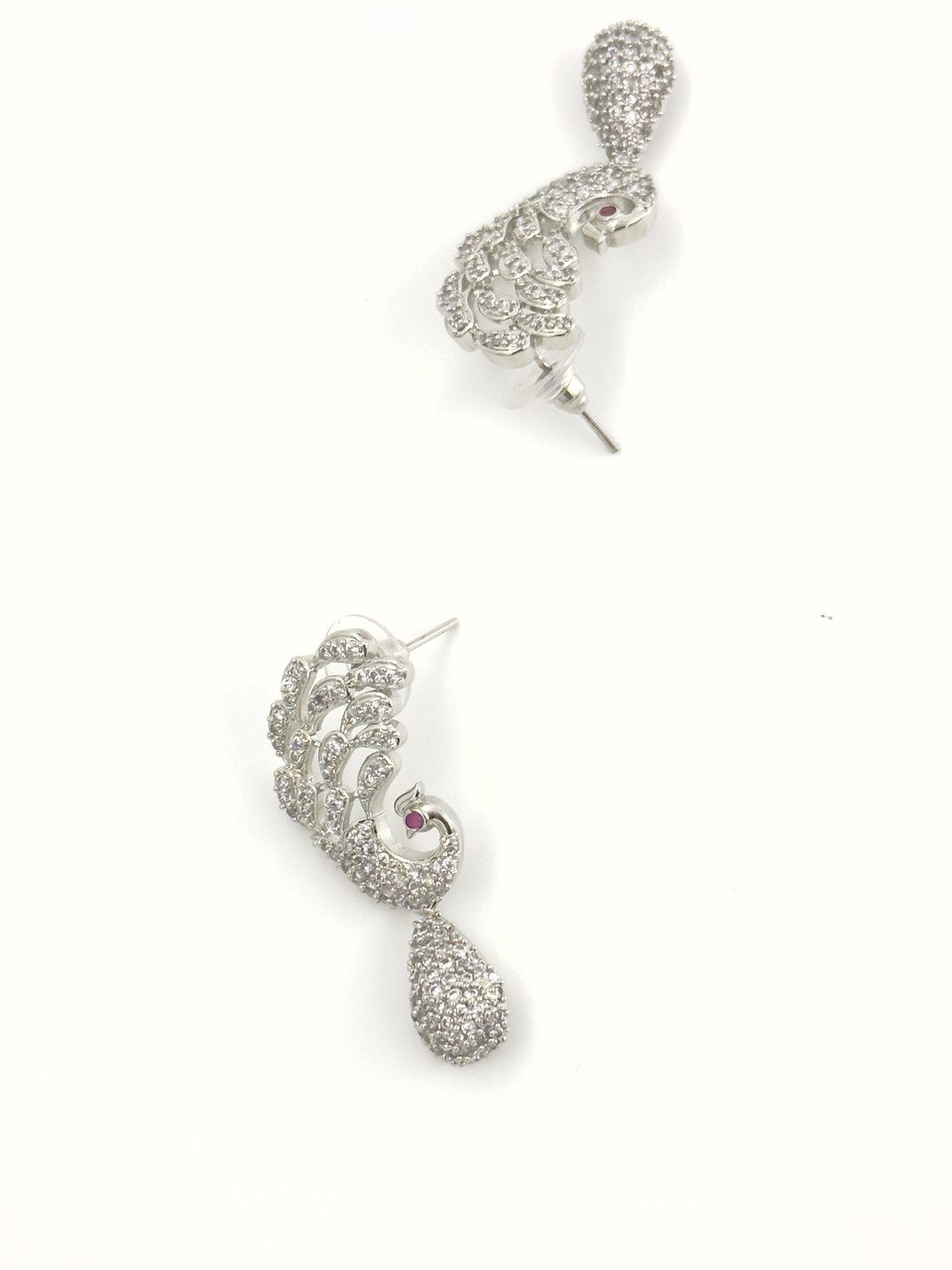 Pink American diamond   dangler