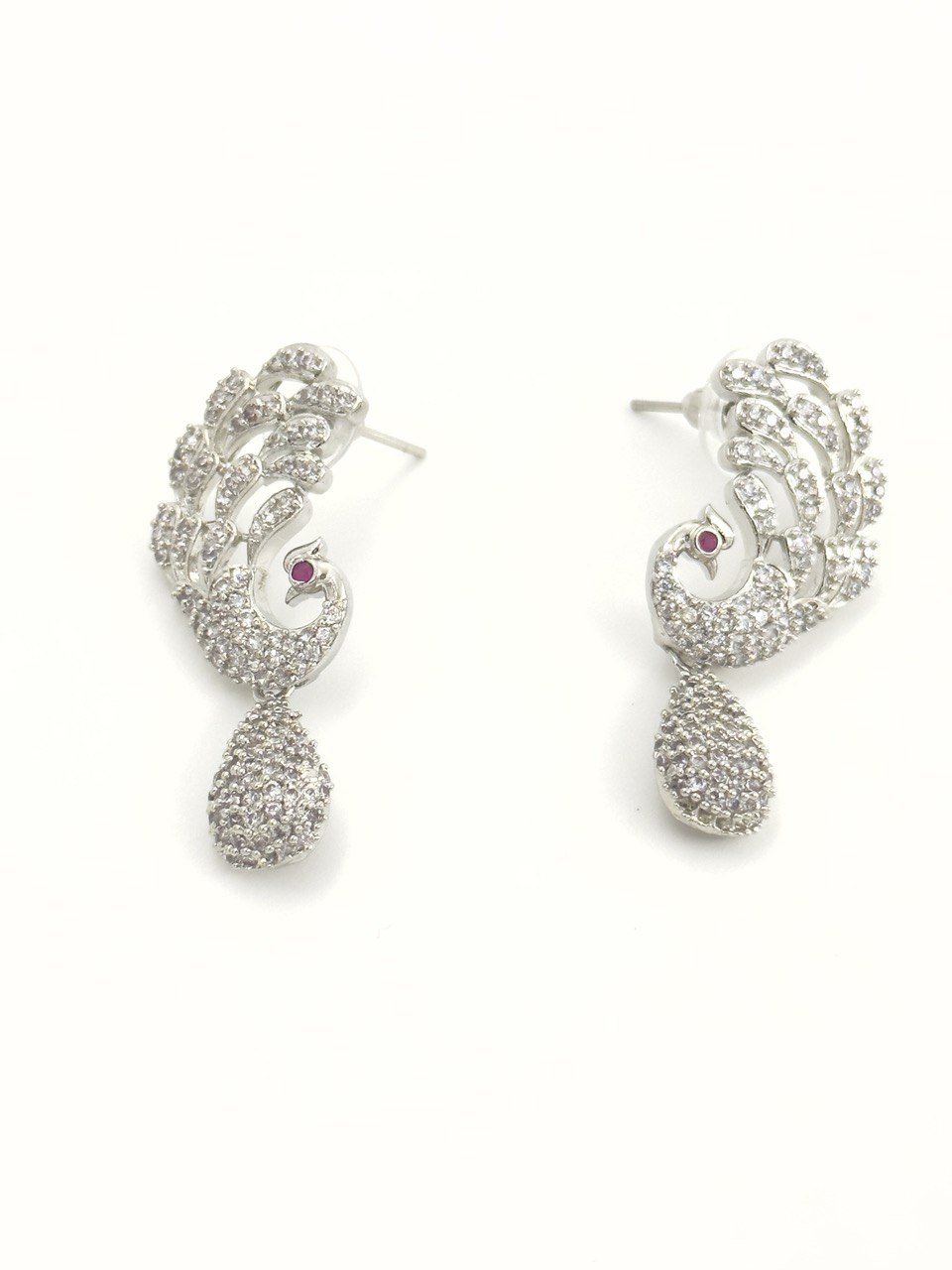 Pink American diamond   dangler