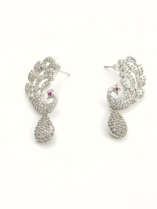 Pink American diamond   dangler