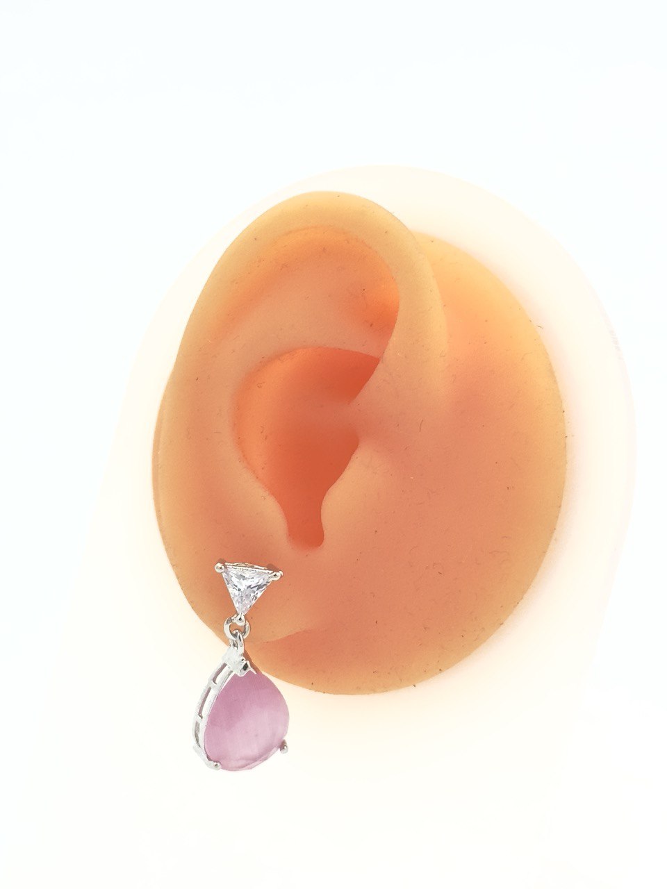 Pink American diamond   dangler