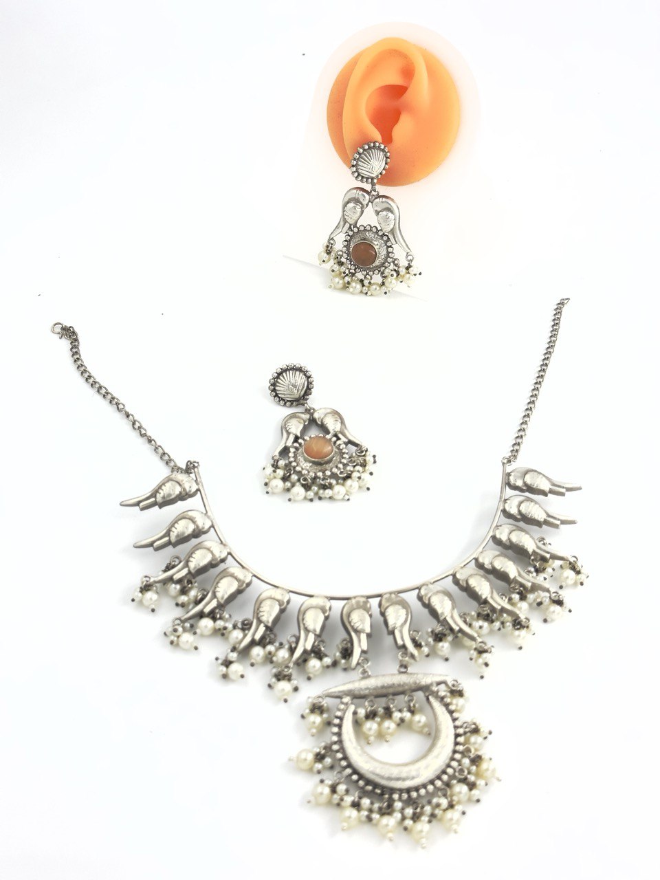 Silver Antique  Necklace  set