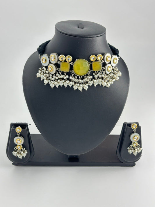 Yellow Antique  Necklace  set