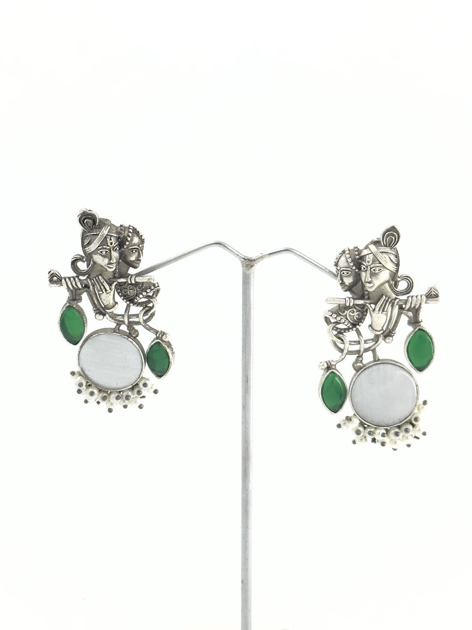 Multicolour Silver Antique dangler