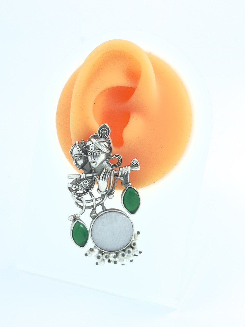 Multicolour Silver Antique dangler