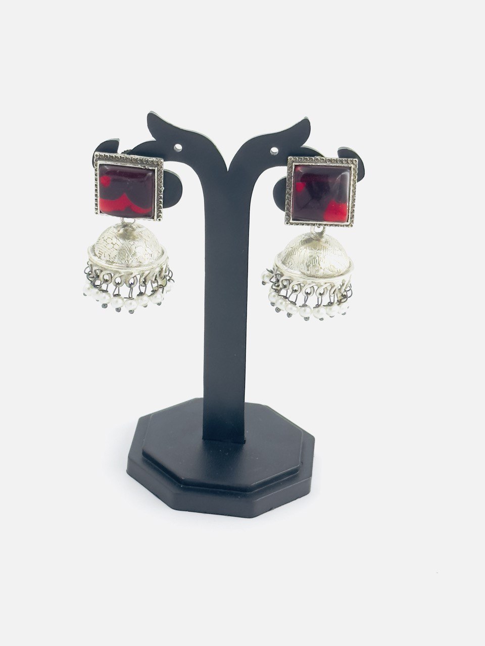 Grape  Antique  Jhumkis