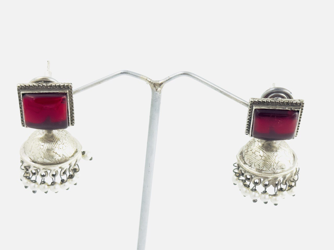 Grape  Antique  Jhumkis